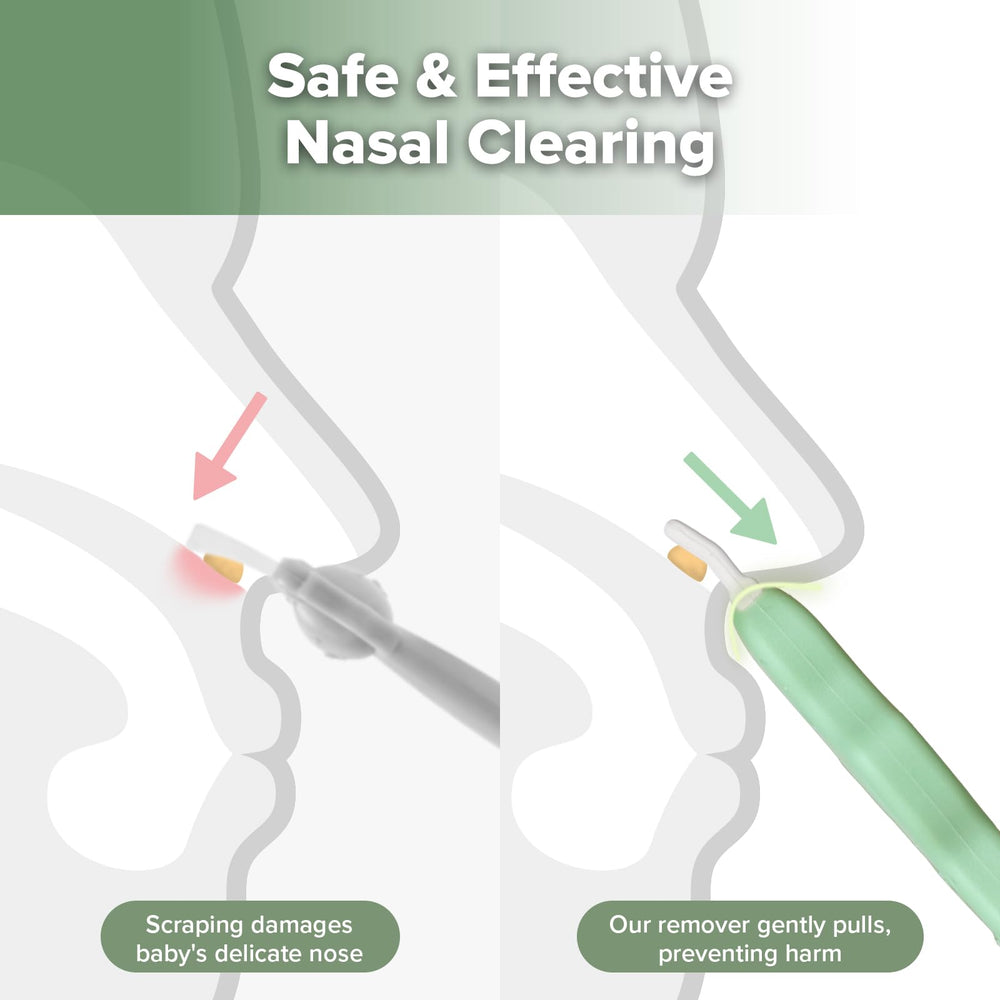 haakaa baby nose cleaner dual-ended design for versatile nasal and ear cleaning