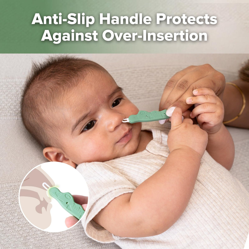 haakaa baby nose cleaner easy clean one-piece construction for quick sanitizing