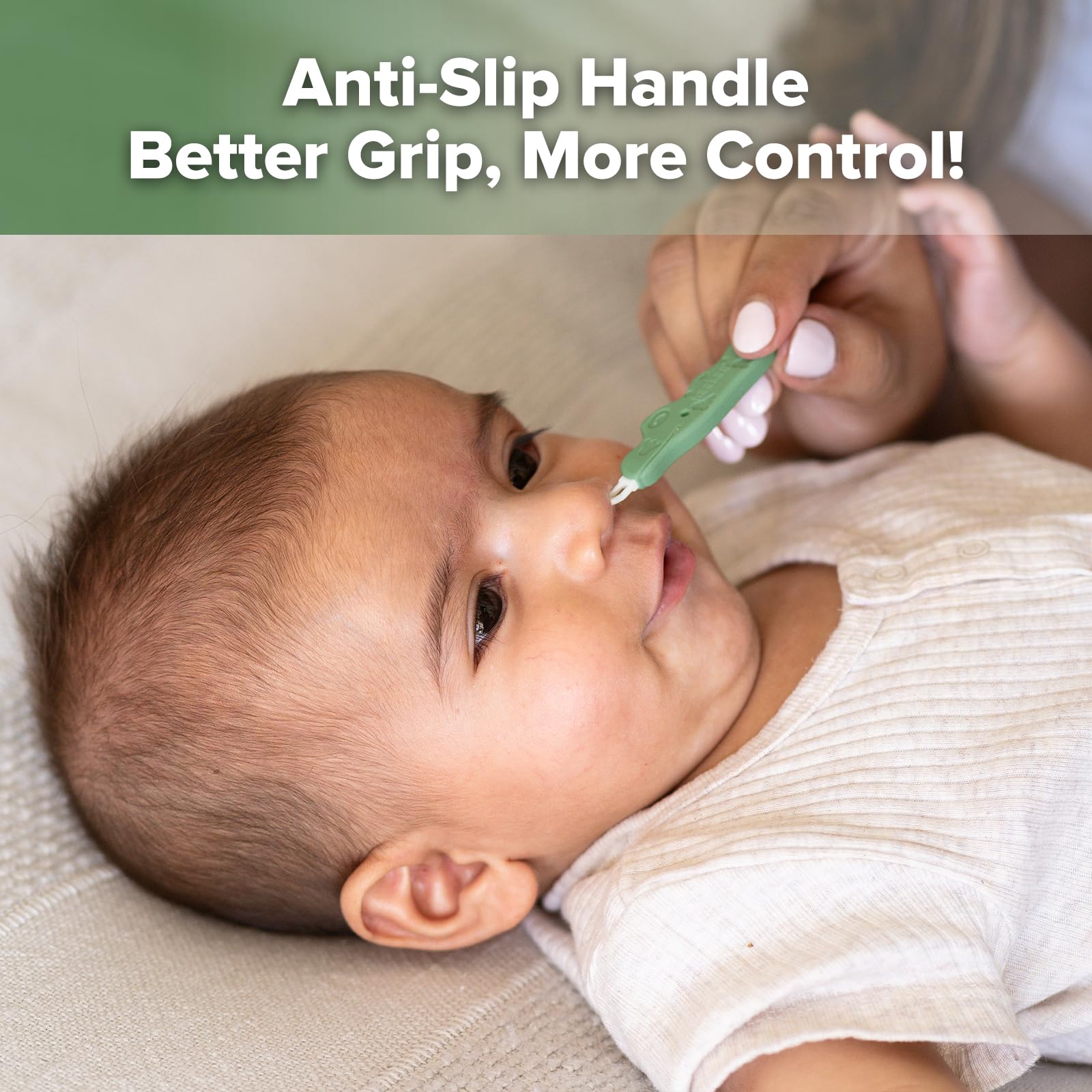 haakaa baby nose cleaner silicone body soft tips provide gentle cleaning for delicate skin