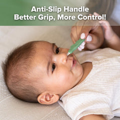 haakaa baby nose cleaner silicone body soft tips provide gentle cleaning for delicate skin