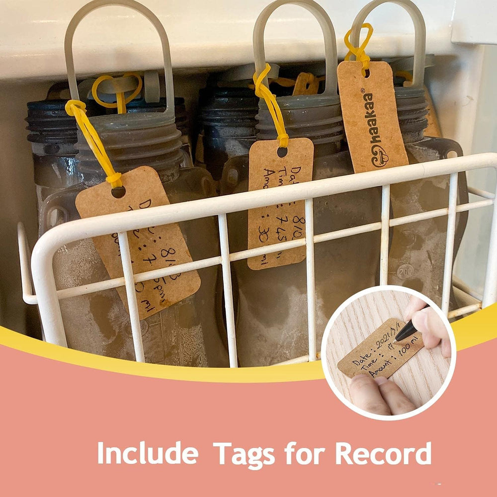 Haakaa silicone bags Eco-friendly reusable alternative to disposables.