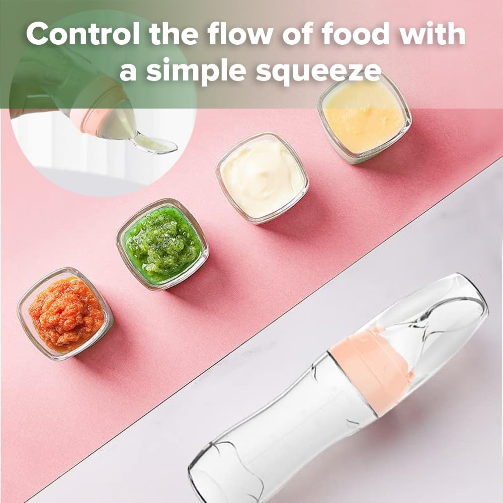 Haakaa BPA-free silicone feeder is safe for everyday meals.