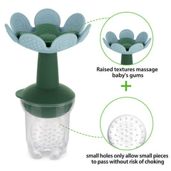 Haakaa silicone pouch and tray enable portioned, mess-free feeding prep.