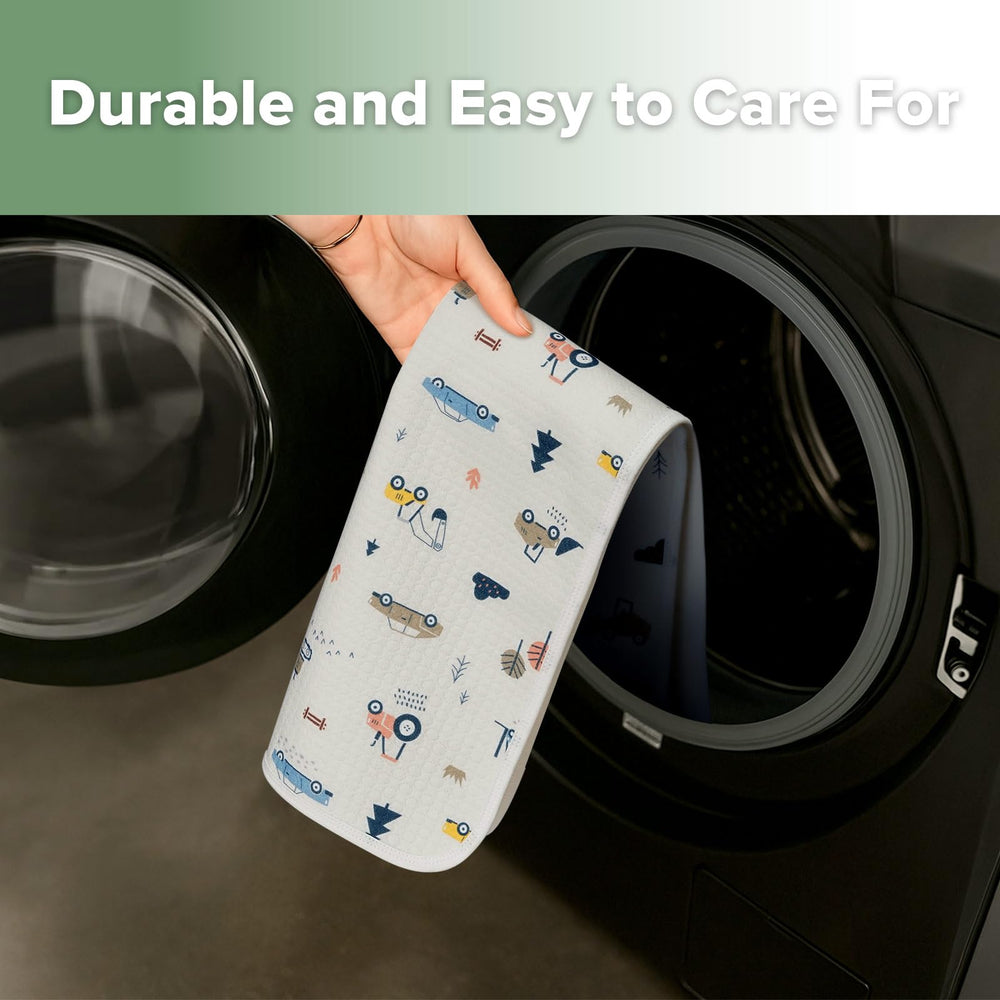 haakaa changing pad liner baby changing scene with reinforced edges