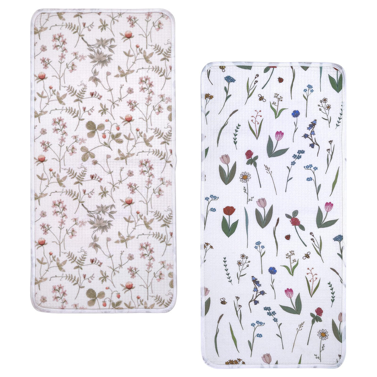 haakaa changing pad liner honey blossom waterproof top for mess-free changes