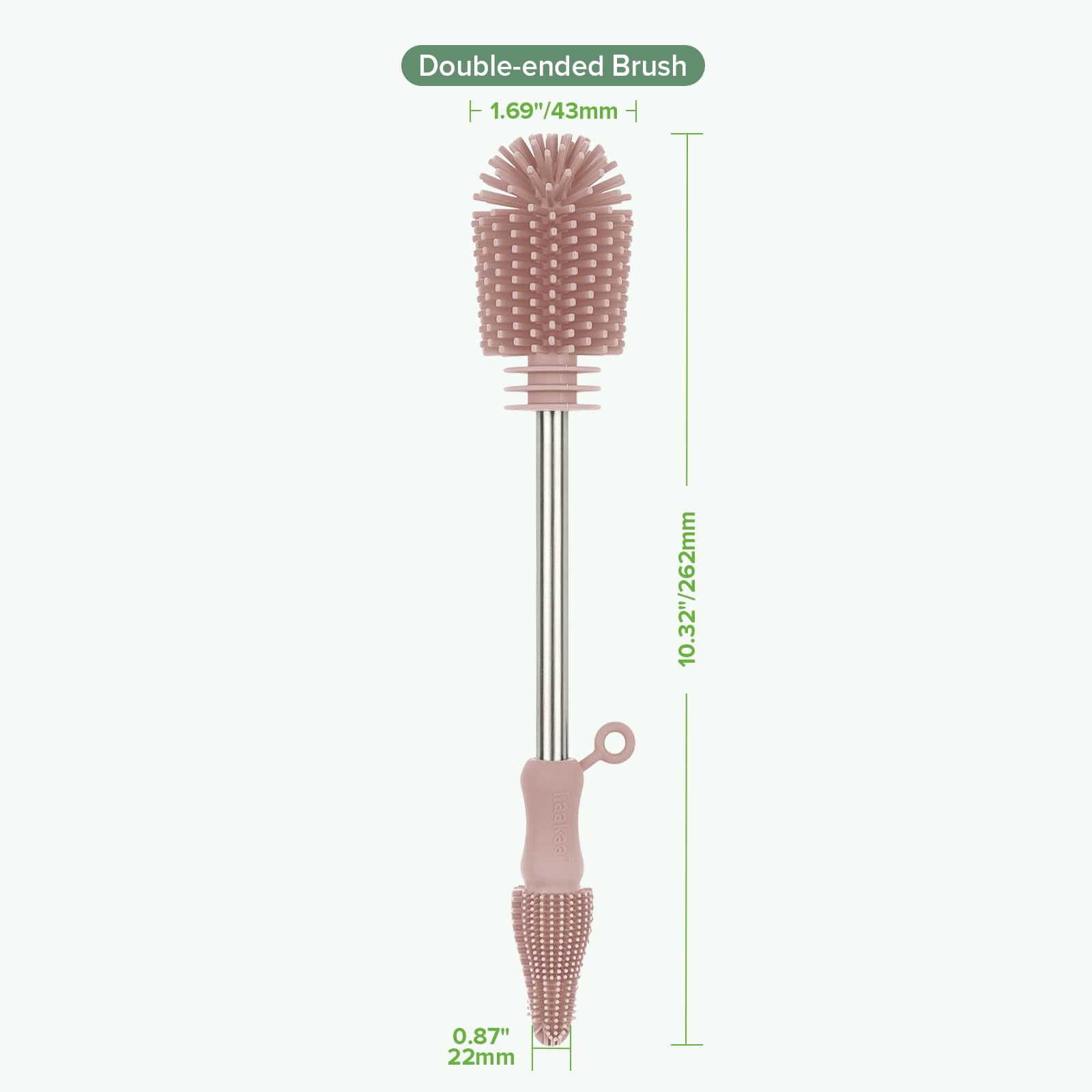 haakaa brush supports daily bottle and pump care routines.