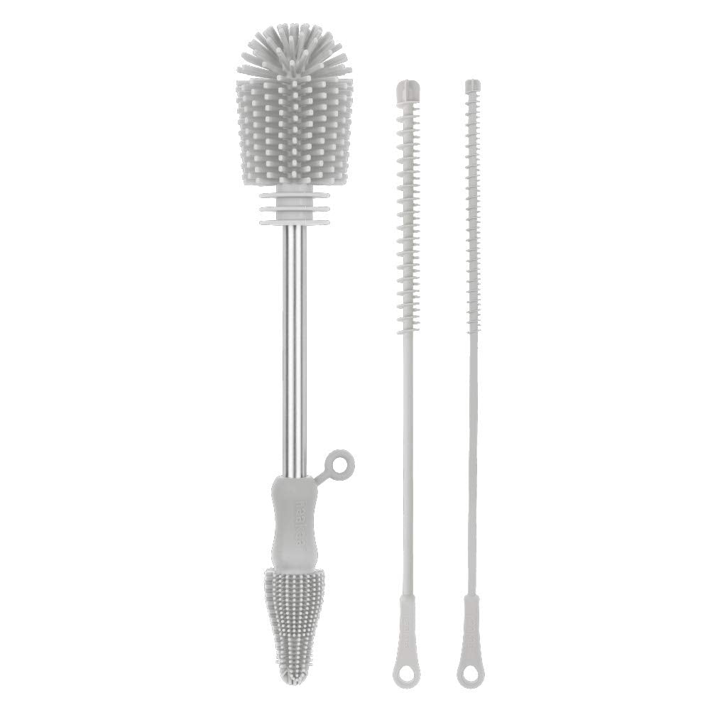 Haakaa dishwasher-safe brush kit simplifies cleanup after meals and baby care