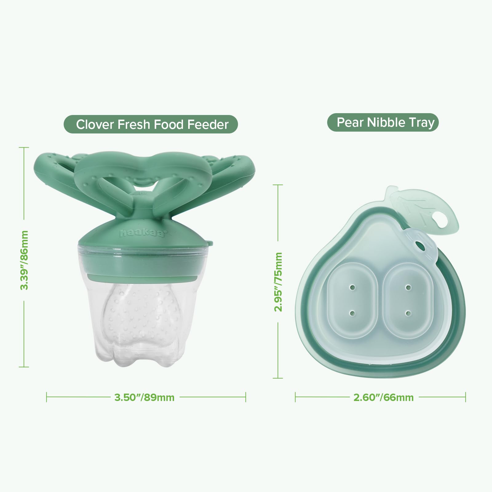 Haakaa Clover cleaning setup shows dishwasher-safe parts for easy maintenance.