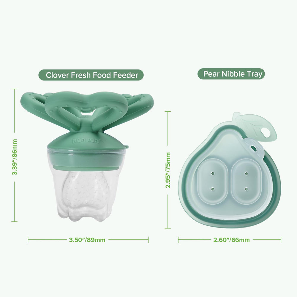 Haakaa Clover cleaning setup shows dishwasher-safe parts for easy maintenance.