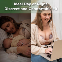 Haakaa discreet shell fits into bras for comfortable hands-free pumping