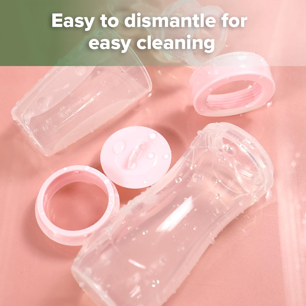 Haakaa dishwasher-safe parts make cleanup after feeding easy.