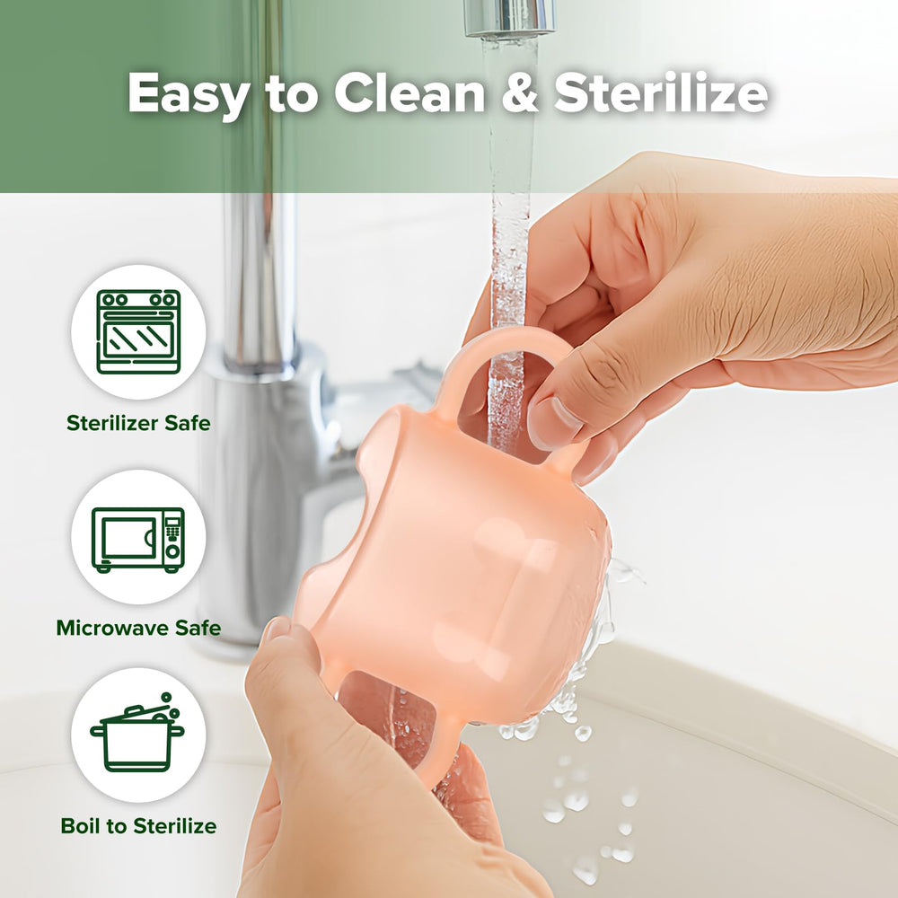 Haakaa drop-proof design helps prevent spills during toddler use.