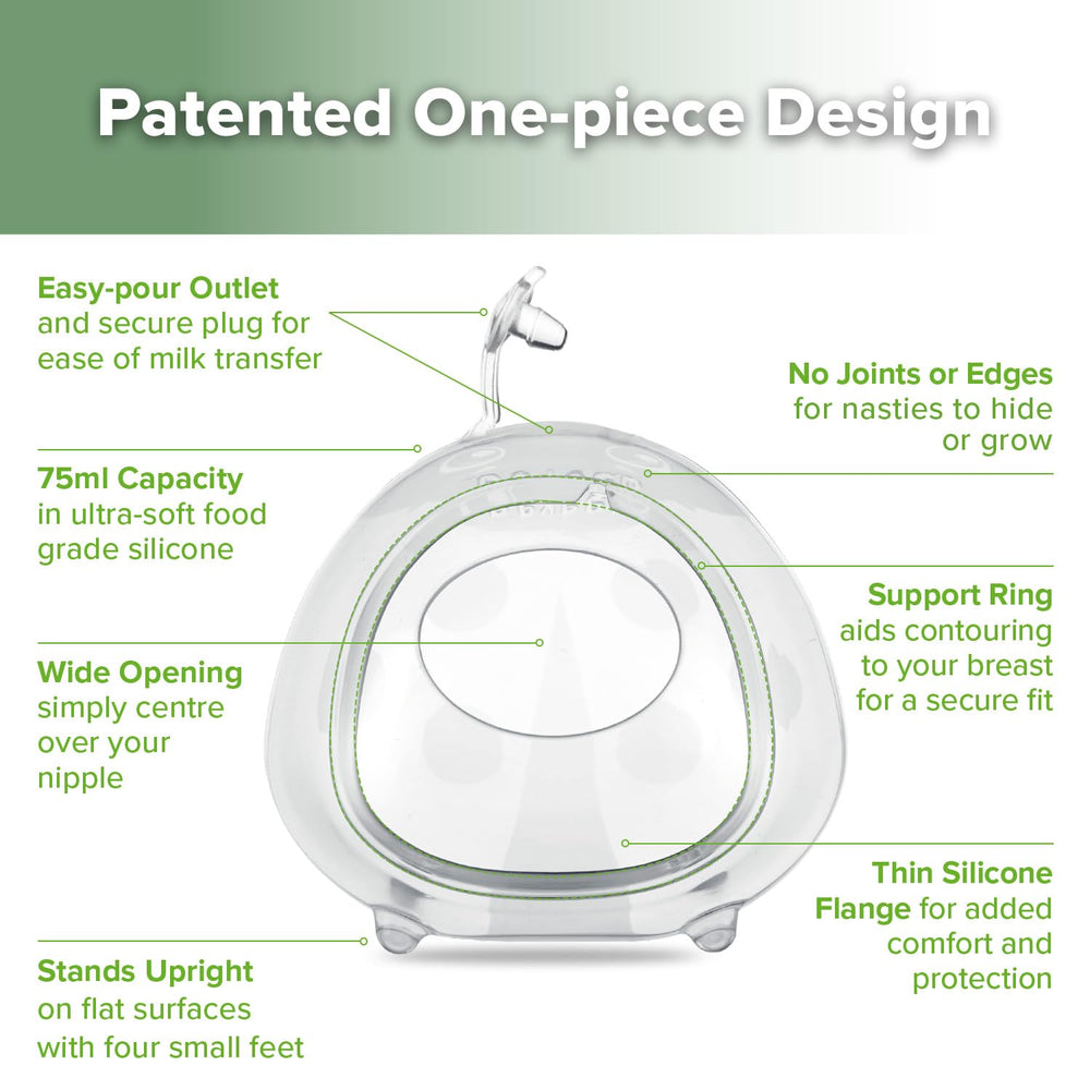 Haakaa easy-clean design suitable for boiling water sanitization