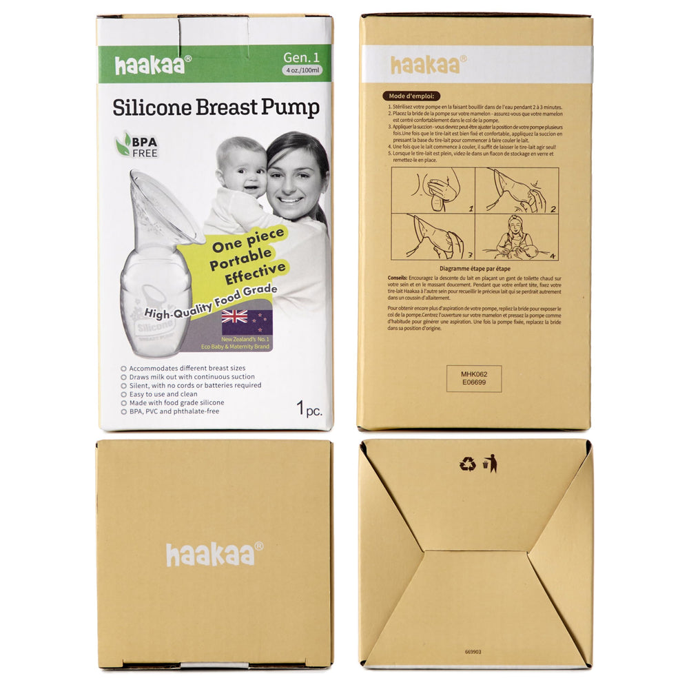 haakaa easy cleaning no joints for hygienic use