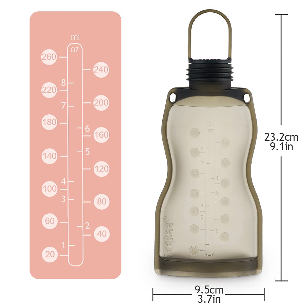 Haakaa silicone milk storage bags offer eco-friendly reusable alternative to disposables
