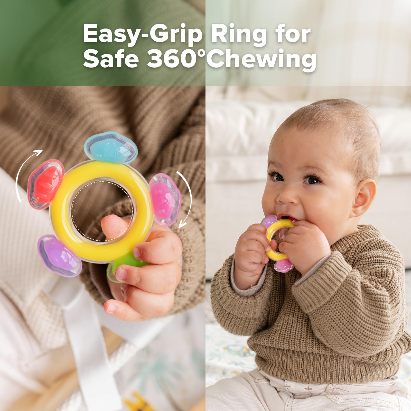 Haakaa Ferris Wheel Teether is easy to clean