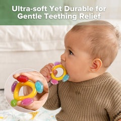 Haakaa Ferris Wheel Teether in freezer for cold relief