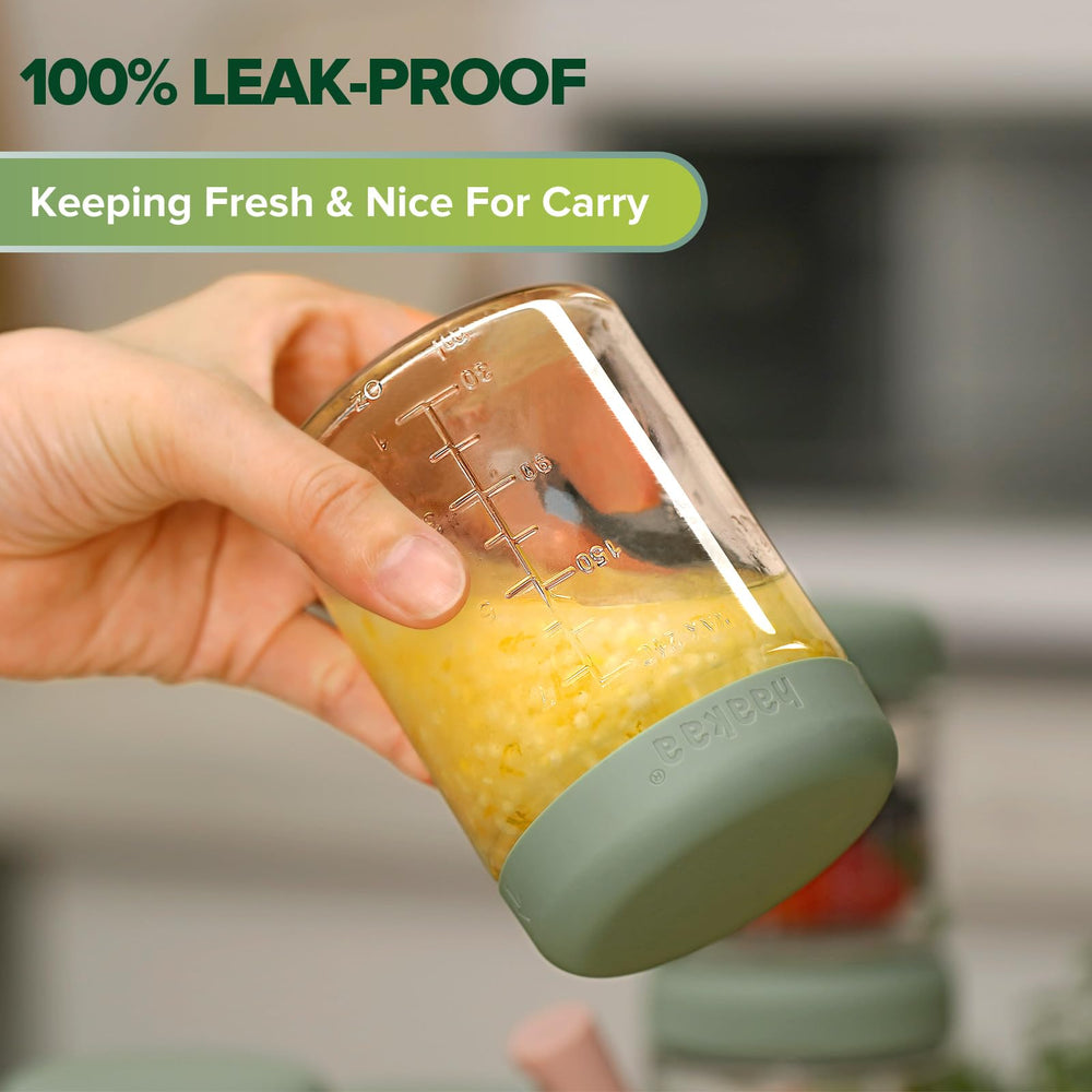 haakaa jars safe for fridge, freezer, and microwave