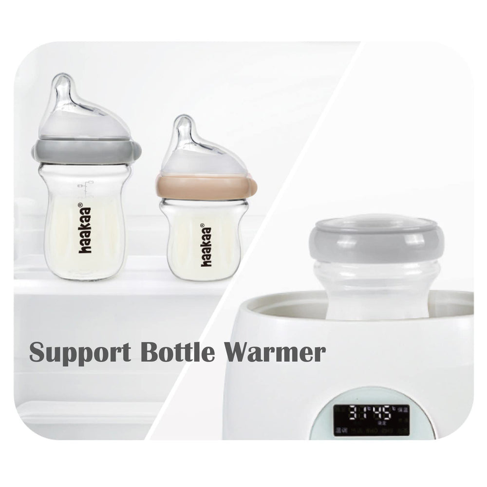 haakaa Gen3 anti-colic vent minimizes bubbles during feeding