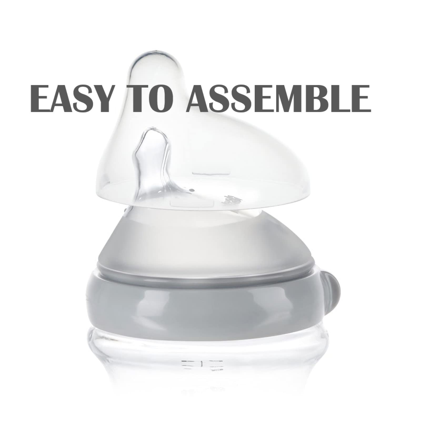 Haakaa Gen3 nipple fits glass and silicone bottles for versatile use