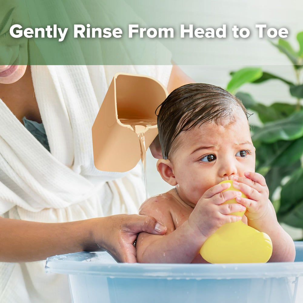 haakaa Gentle Pour Cup showcasing controlled pour spout to minimize splashes.