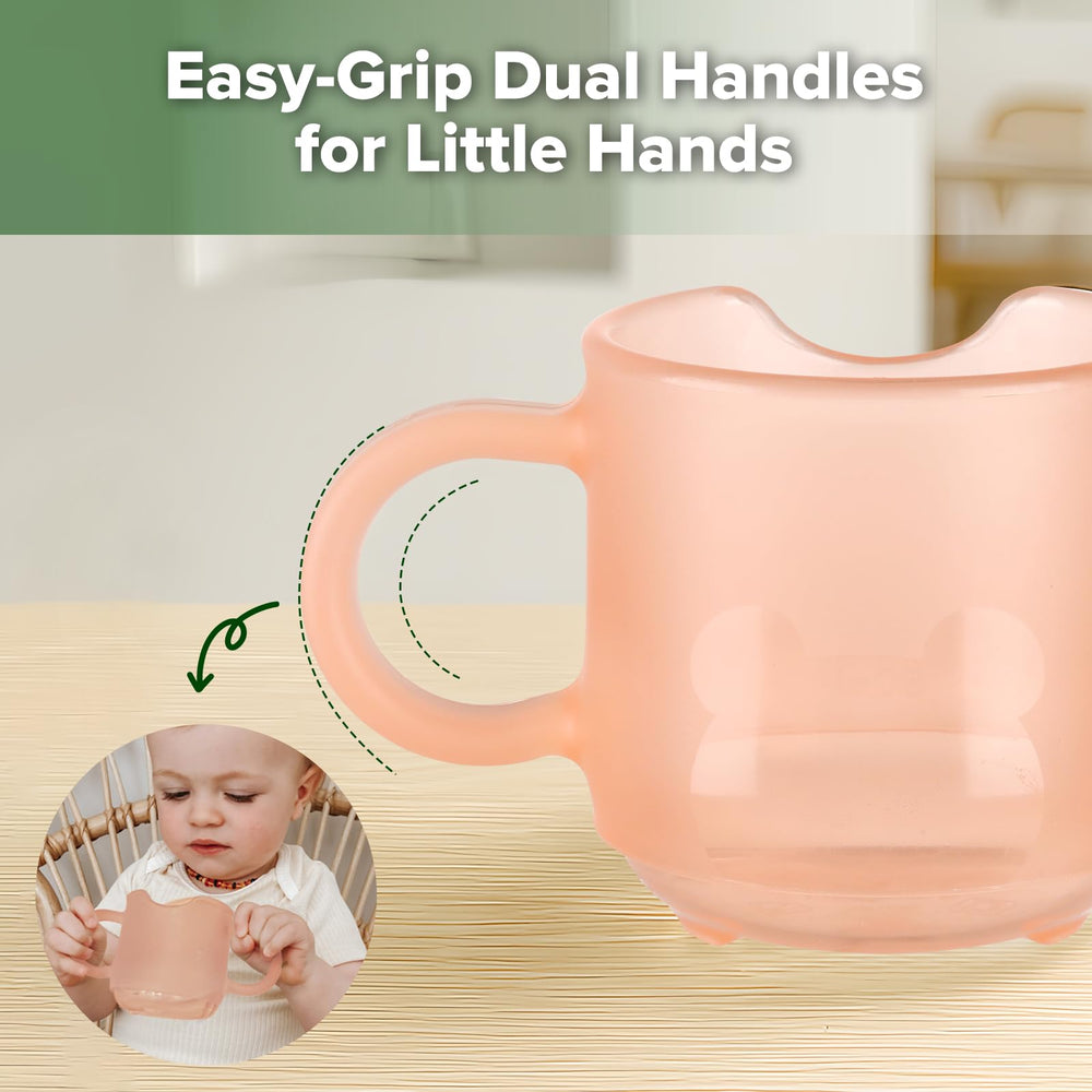 Haakaa heat-resistant silicone handles hot and cold drinks safely.