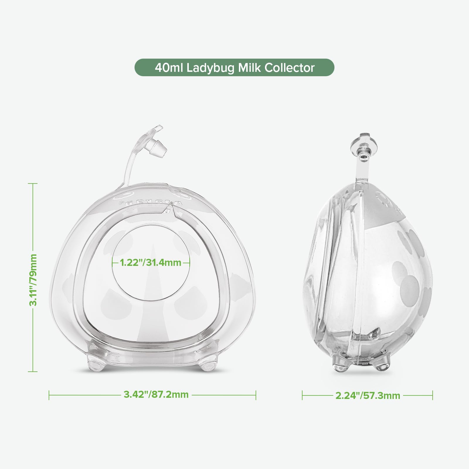 haakaa Ladybug Milk Collector easy to clean and sterilize.