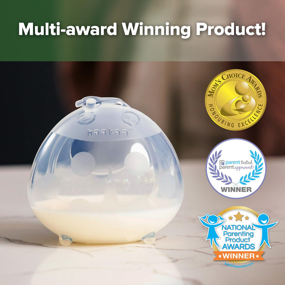 haakaa Ladybug Milk Collector nipple-protection supports comfort between feeds.