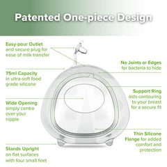 haakaa Ladybug for overnight use to collect leakage discreetly