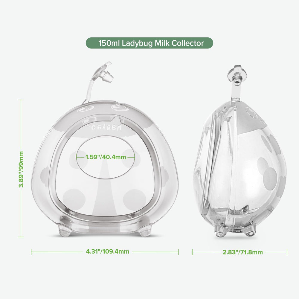 haakaa Ladybug secure fit across bras with comfortable wear.