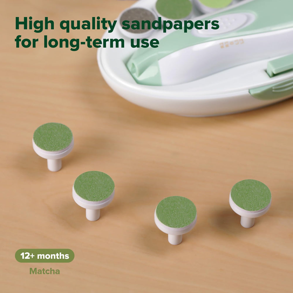 haakaa matcha replacement pads packaging, visual highlights Matcha color and ready-to-use pack