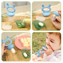 Haakaa mini freezer nibble tray in sky blue offers quick, portioned prep.