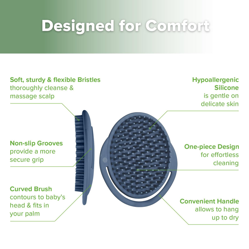 haakaa multi-use bath brush for body, hair, and more