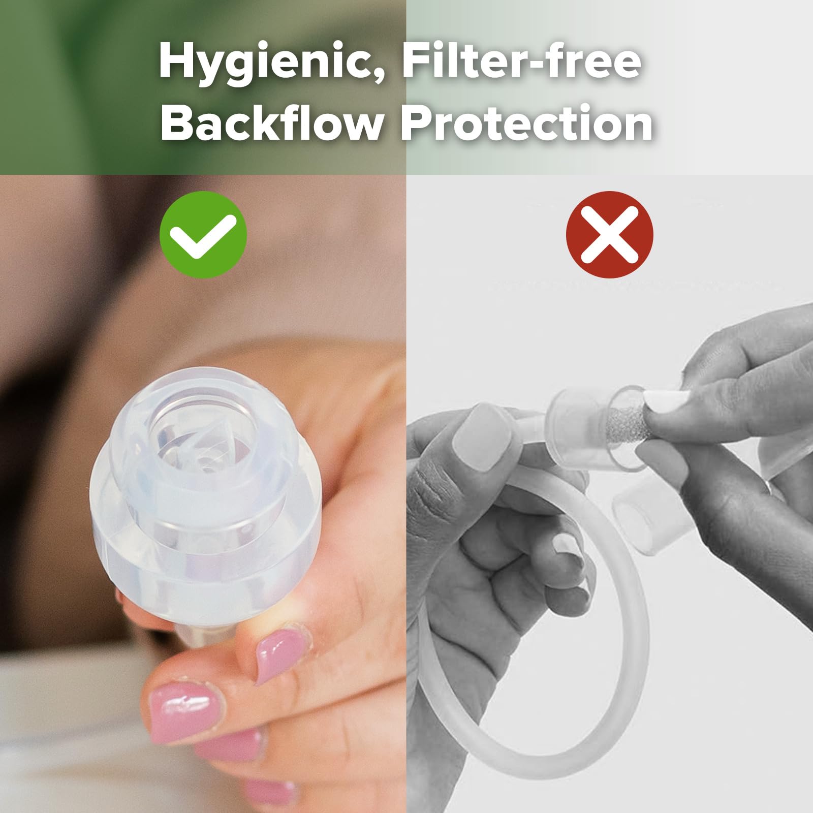 haakaa nasal aspirator ready for cleaning with simple disassembly