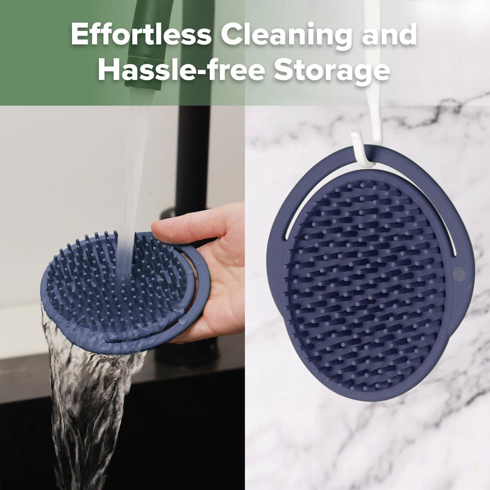 haakaa newborn bath-time essential shown in steel blue