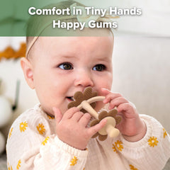 haakaa nipple-end teether with gums massage feature