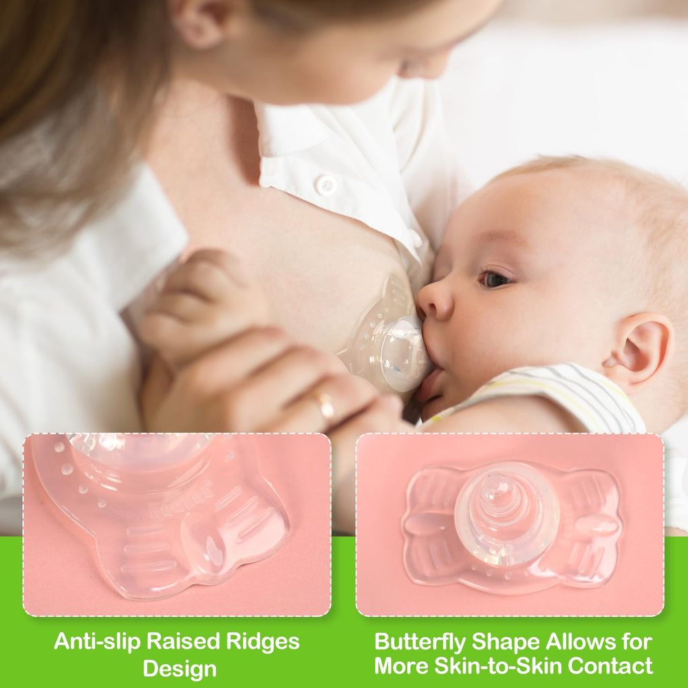 haakaa nipple shield protects sore nipples while nursing.