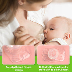 haakaa nipple shield protects sore nipples while nursing.