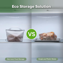 Haakaa On-The-Go steamer bag in microwave demonstrated for quick sterilization