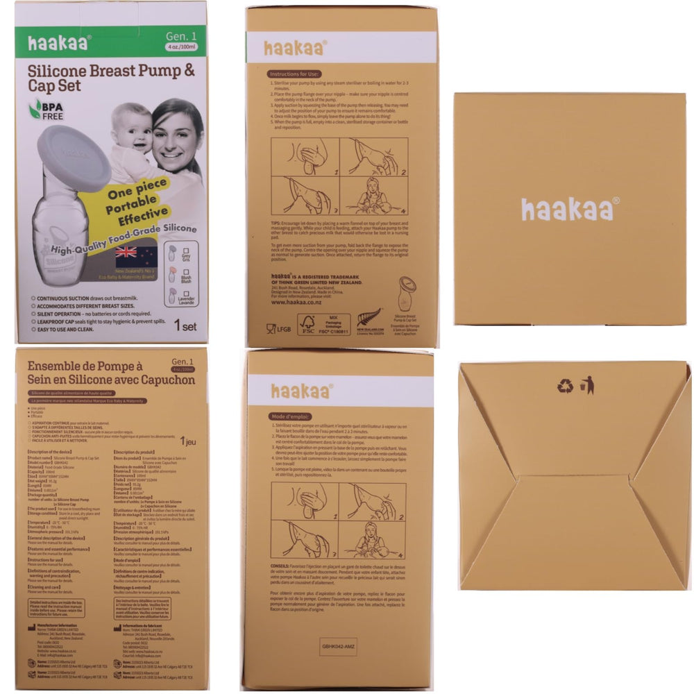 haakaa one-size-fits-all breast pump suits various sizes