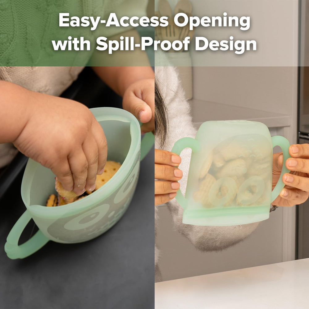 Haakaa Oscar Owl seal-resist features keep snacks fresh and secure