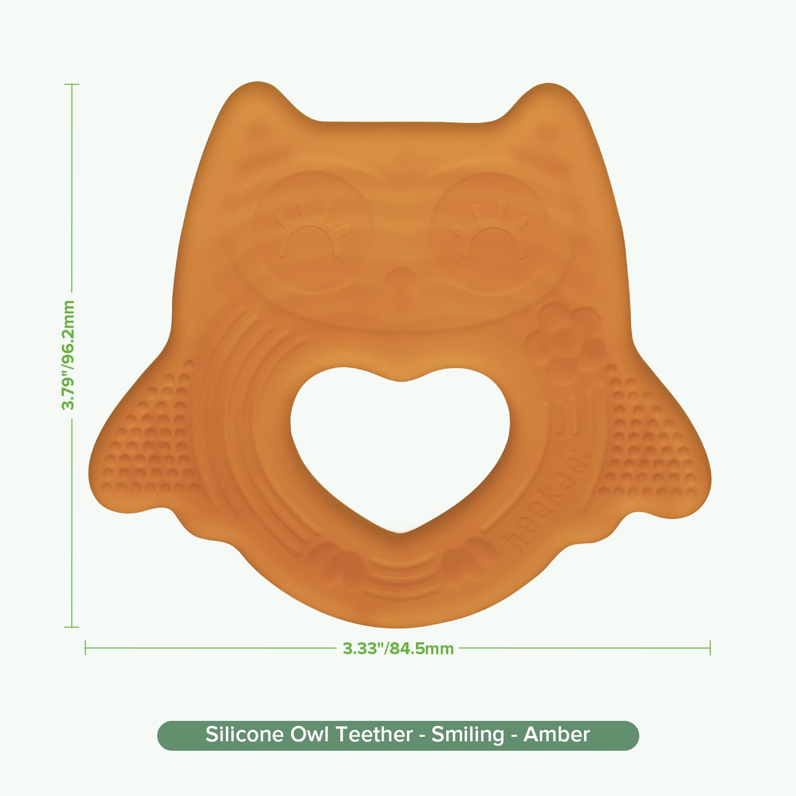 haakaa owl teether being cleaned to show simple sterilization steps
