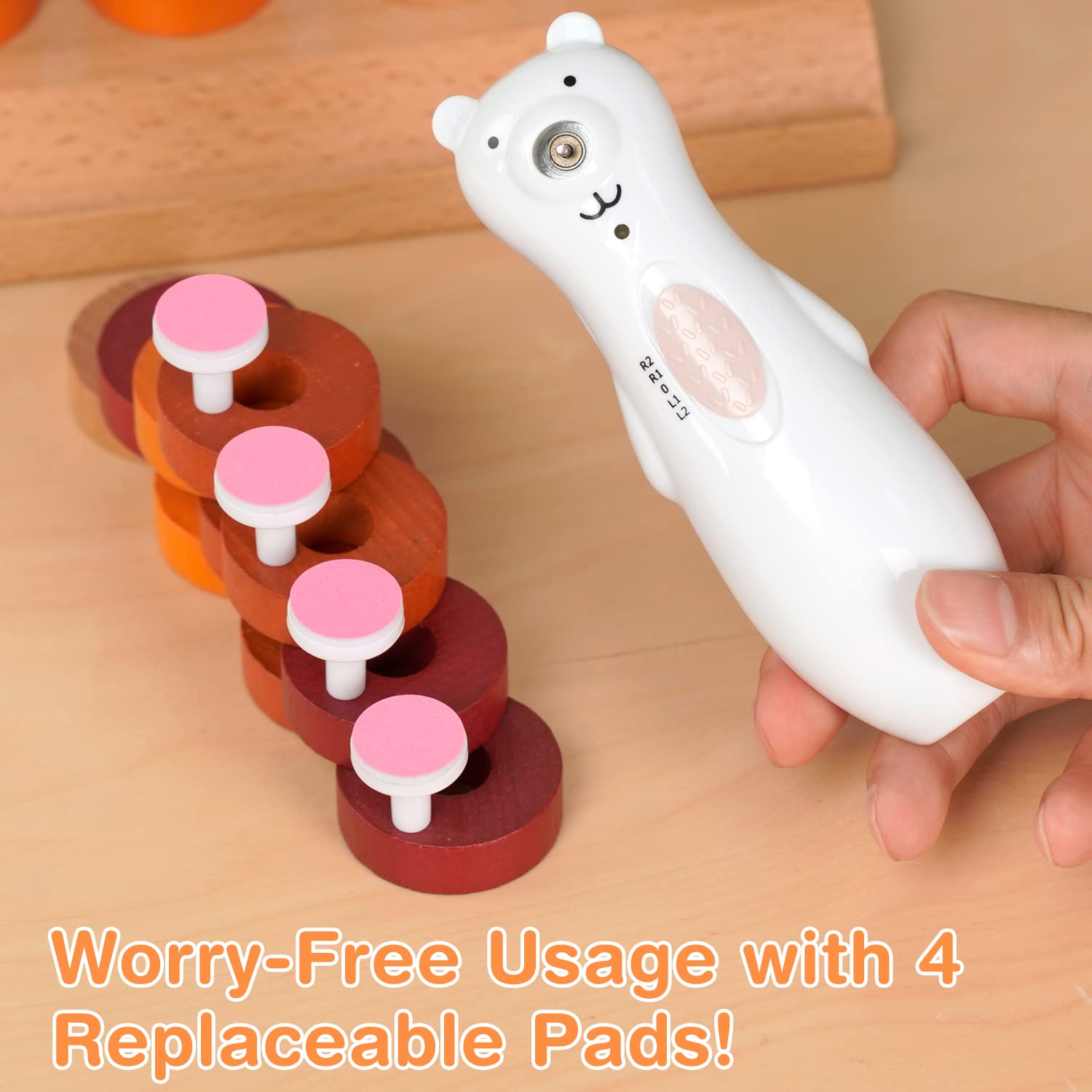 haakaa pads smooth tiny nails to reduce snags during baby care
