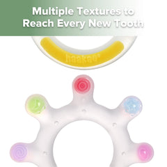Haakaa palm teether non-choking design supports safe chewing