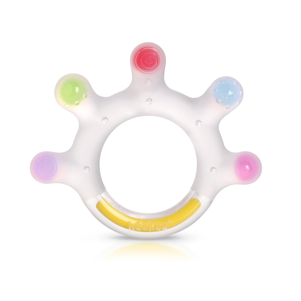 Haakaa palm teether textured fingertips for gum massage and teething relief