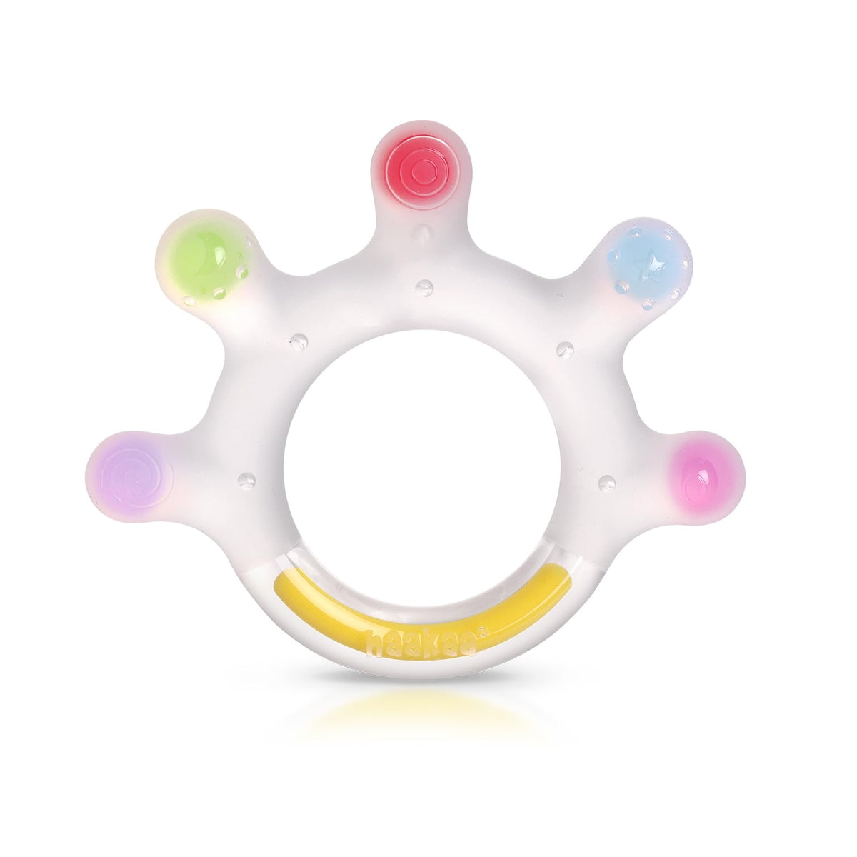 Haakaa palm teether textured fingertips for gum massage and teething relief