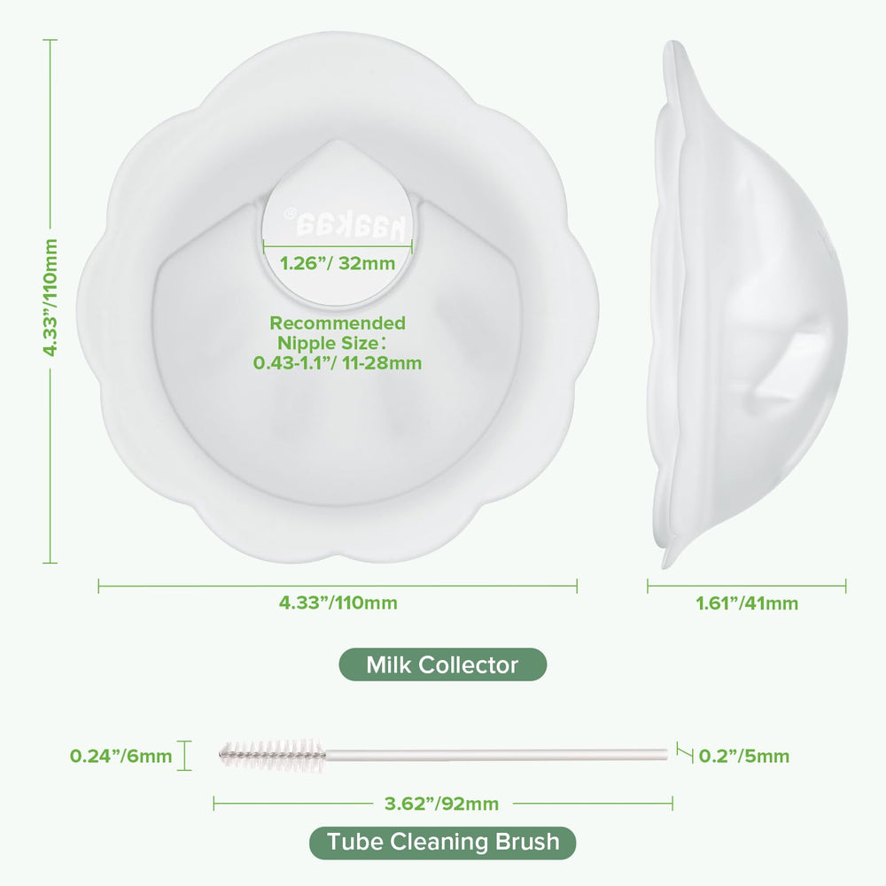 haakaa Petal Soft Silicone Milk Collector closeup reveals flexible silicone material