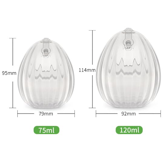 Haakaa Shell compact hands-free pump fits discreetly under clothing.