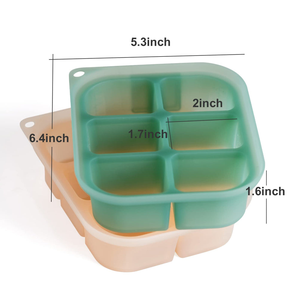 Haakaa Silicone Baby Food Tray is dishwasher-safe and easy to clean.