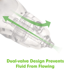 haakaa silicone baby nasal aspirator two-piece design simplifies cleaning